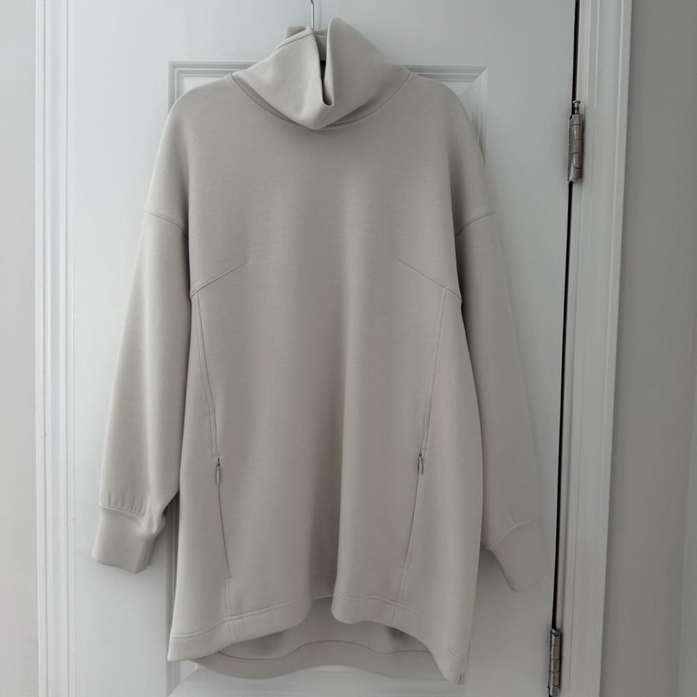 Lululemon Modal-Blend Turtleneck Tunic Bone Size 8